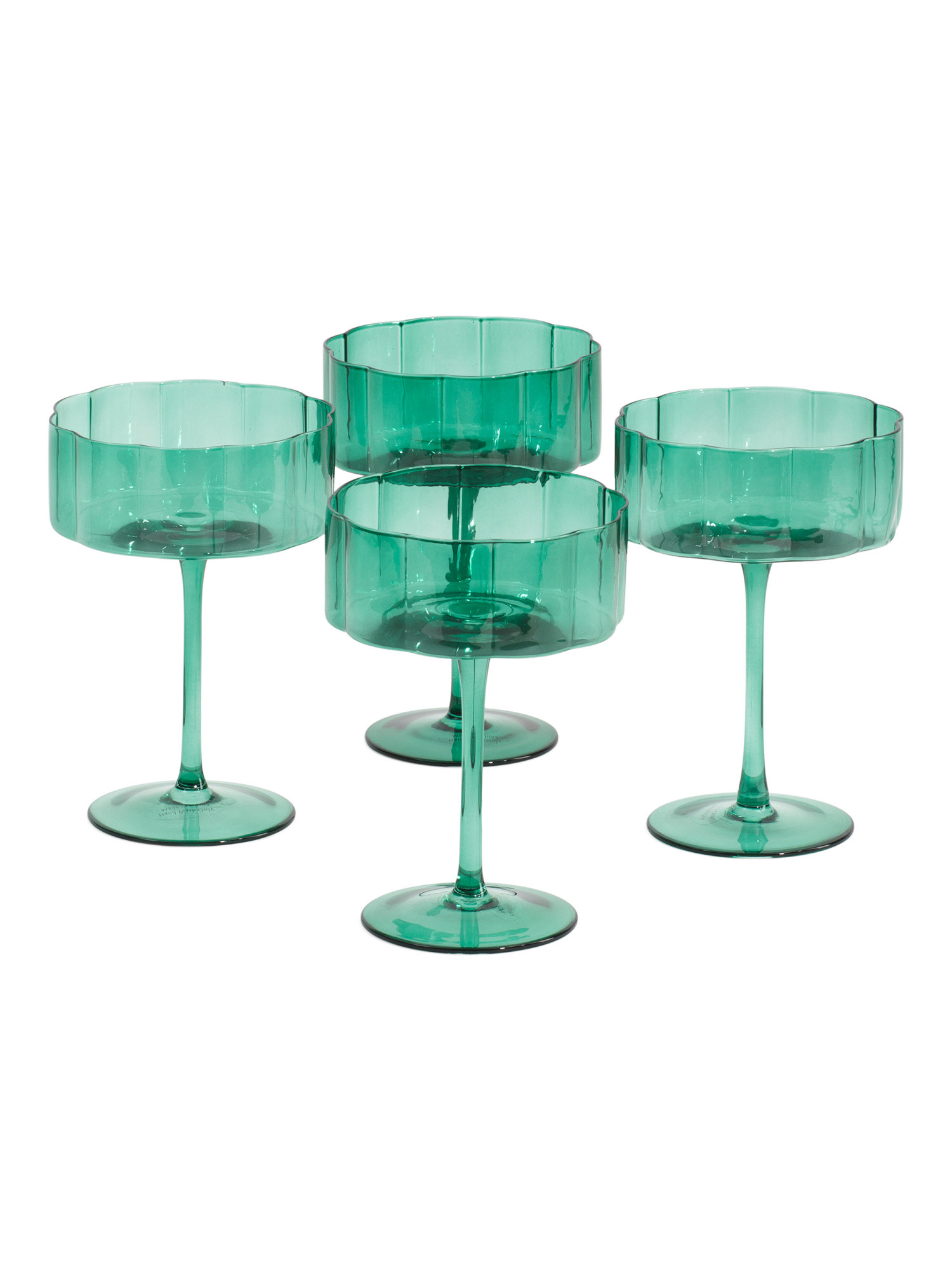 4pk Flower Coupe Glasses | Kitchen & Dining Room | Marshalls | Marshalls