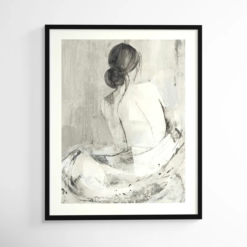 " Evening I Neutral (Woman) " by Albena Hristova Painting Print | Wayfair North America
