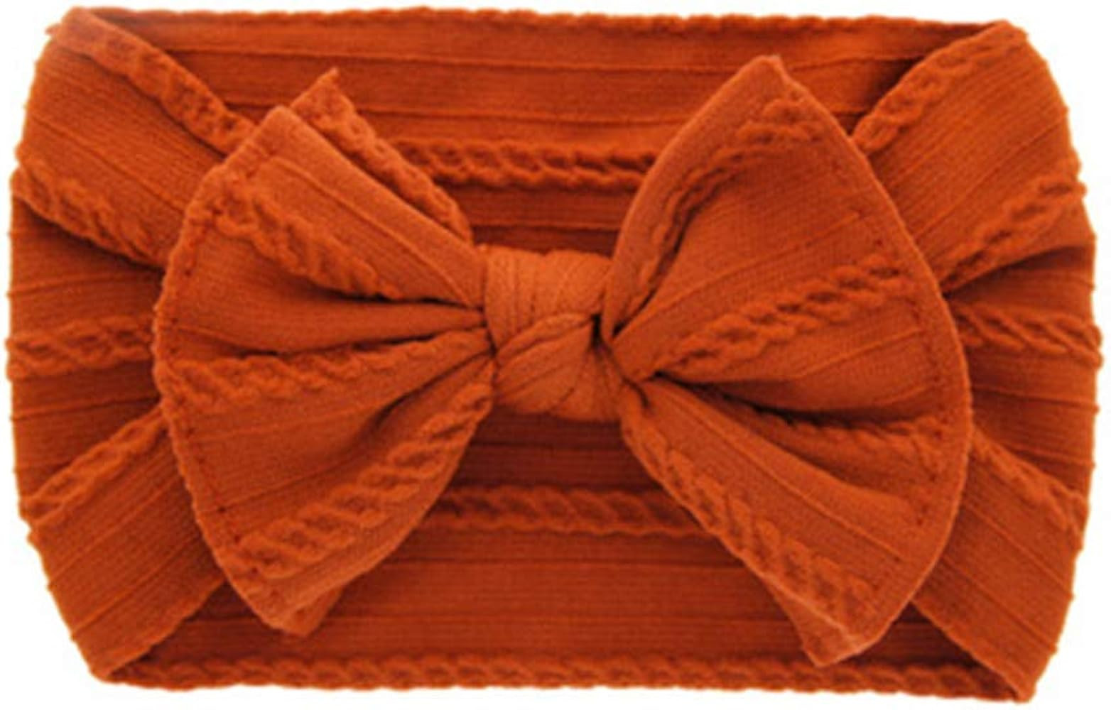 Infant Baby Girl Nylon Bow-knot Headband Newborn Headwrap Hair Accessories with Knotted Bow | Amazon (US)