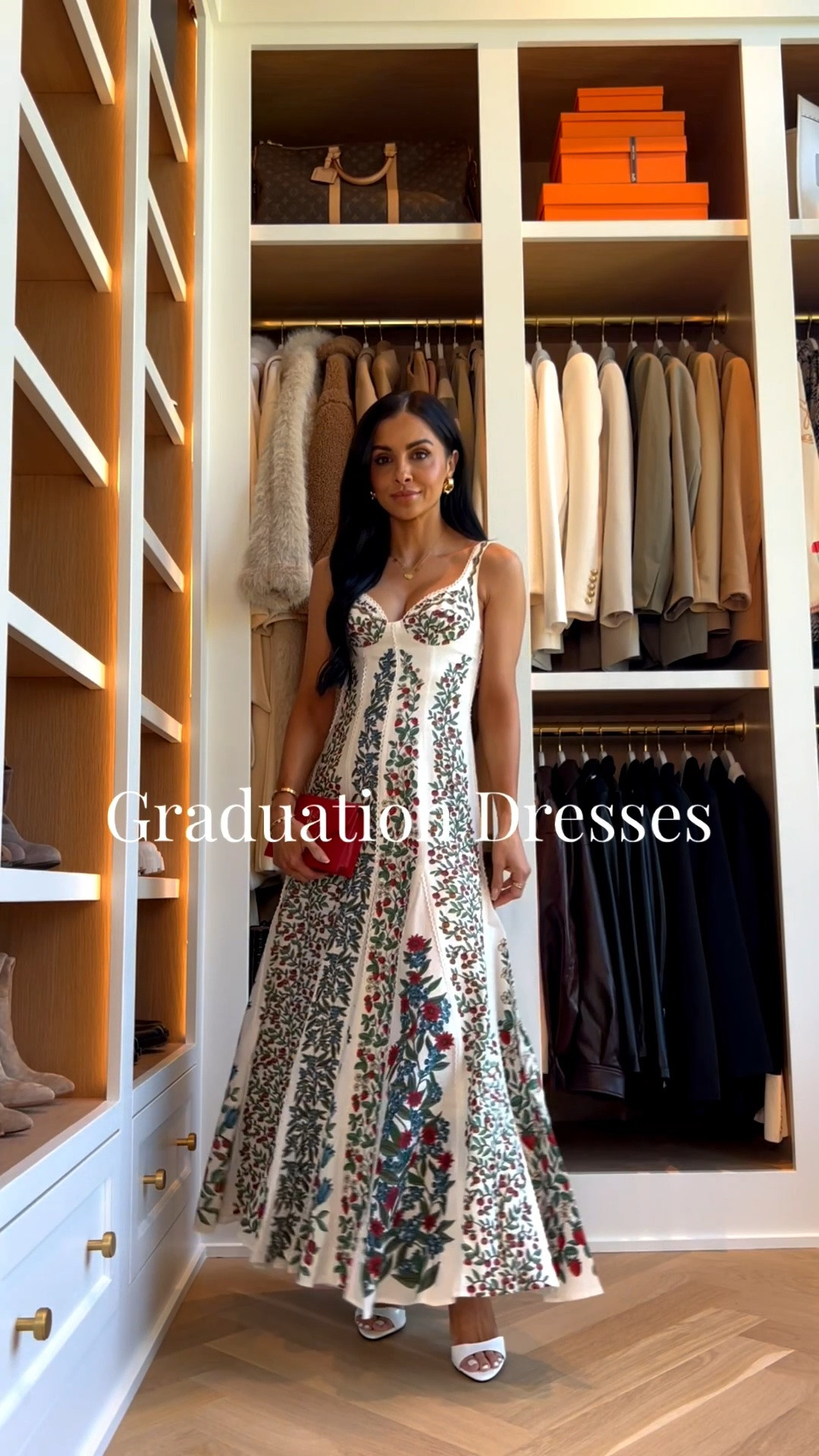 Graduation outfit ideas / summer event dresses 
Farm Rio dress wearing an XXS
@saks #SaksPartner #Saks

#LTKSaleAlert #LTKOver40 #LTKWedding