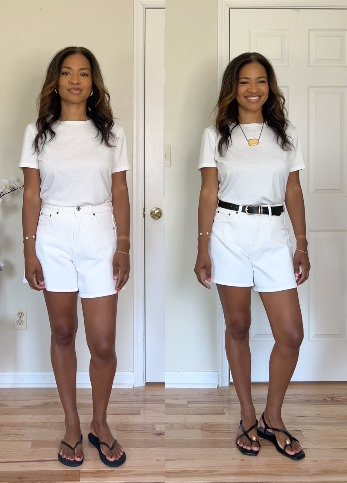 Wearing a small in the shirt. My shorts are a size 27 in the Curve Love fit.

#LTKootd #LTKgrwm #LTKOver40
