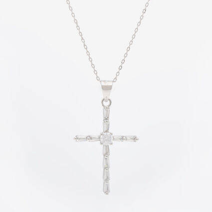 Sterling Silver Cubic Zirconia Necklace | TK Maxx