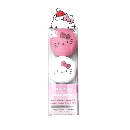 The Crme Shop x Hello Kitty Moisture Remedy Macaron Lip Balm Duo | Walmart (US)