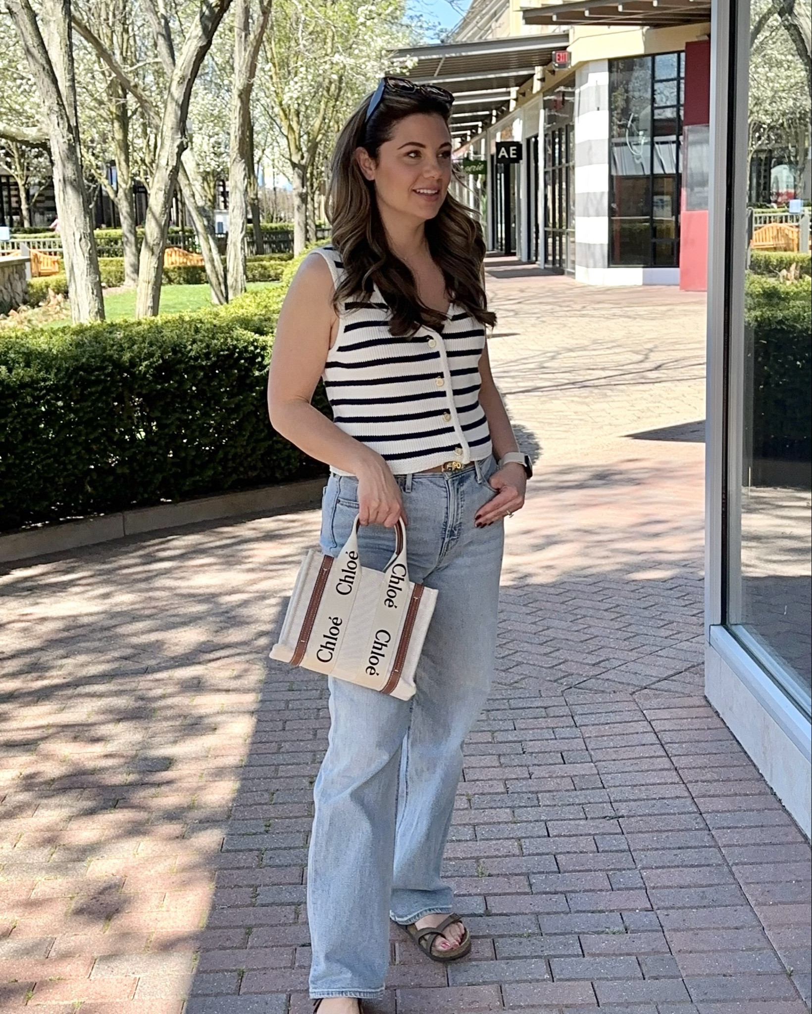 Tis the season for knits, crochet, linen, and vests ☀️ 
The quality of this Abercrombie vest is 100/10. The soft knit, the hemming the buttons and the weight of this material is lux. 
Wearing a medium runs slightly large. 
5’7|M

#LTKitbag #LTKworkwear #LTKfindsunder50