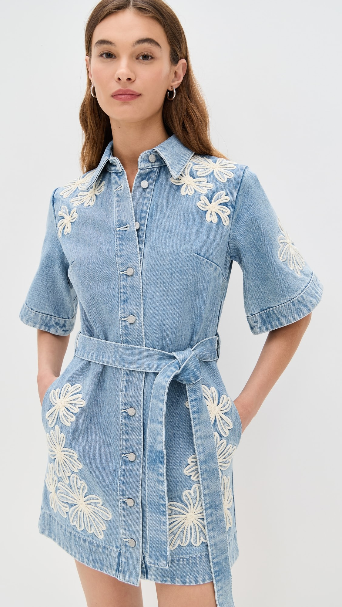 ALÉMAIS Charlene Denim Mini Dress | Shopbop | Shopbop