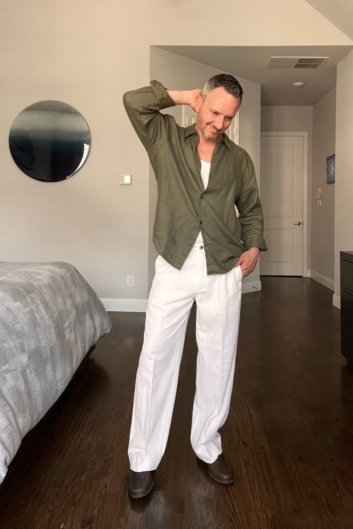Green and white is such a great combination, especially for the summer

#LTKootd #LTKMens