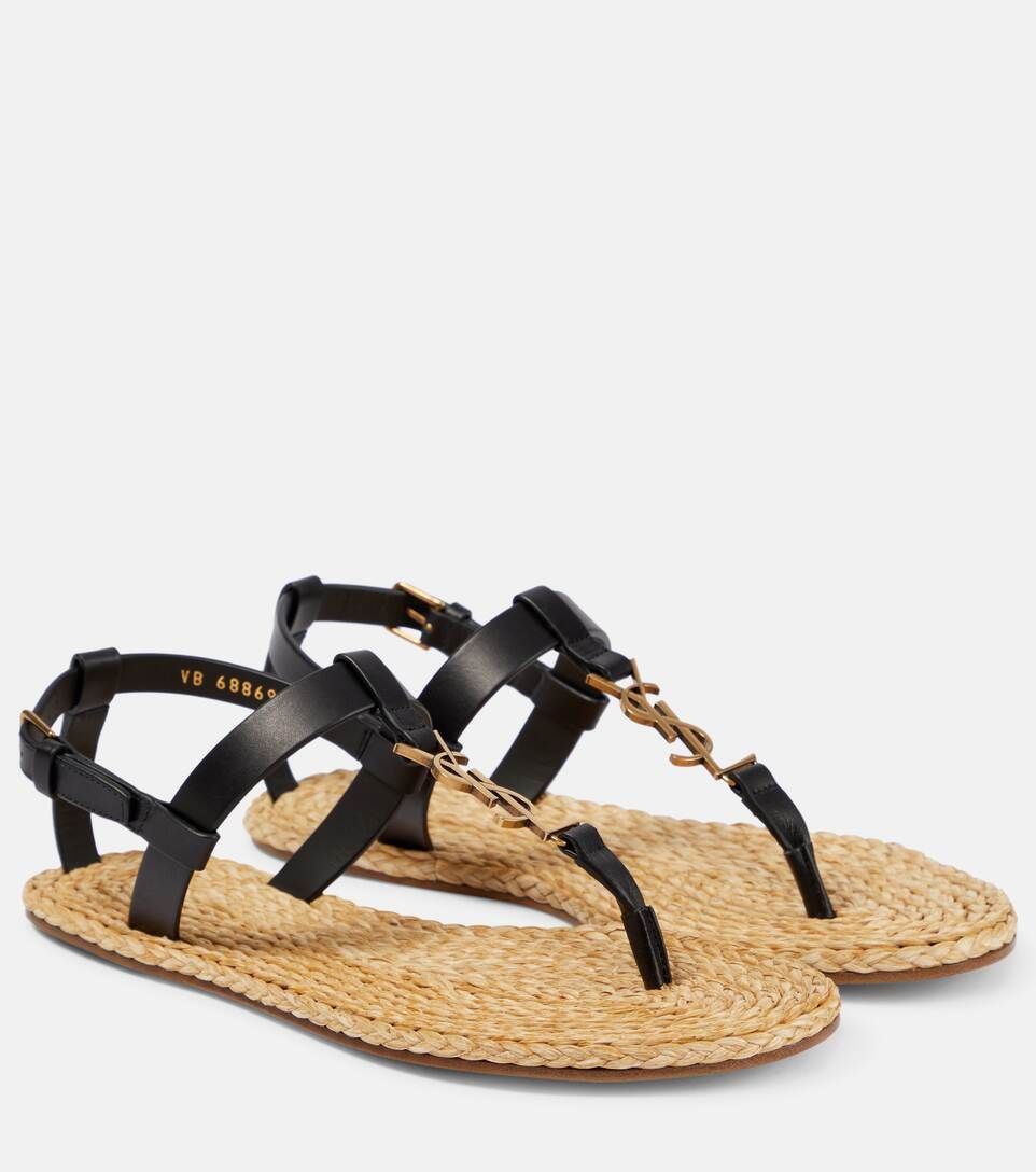 Cassandra leather thong sandals | Mytheresa (US/CA)