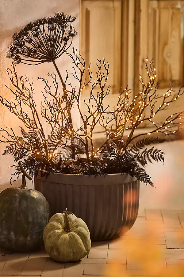 Spooky Illuminated Branch Stakes, Set of 3 | Anthropologie (US)