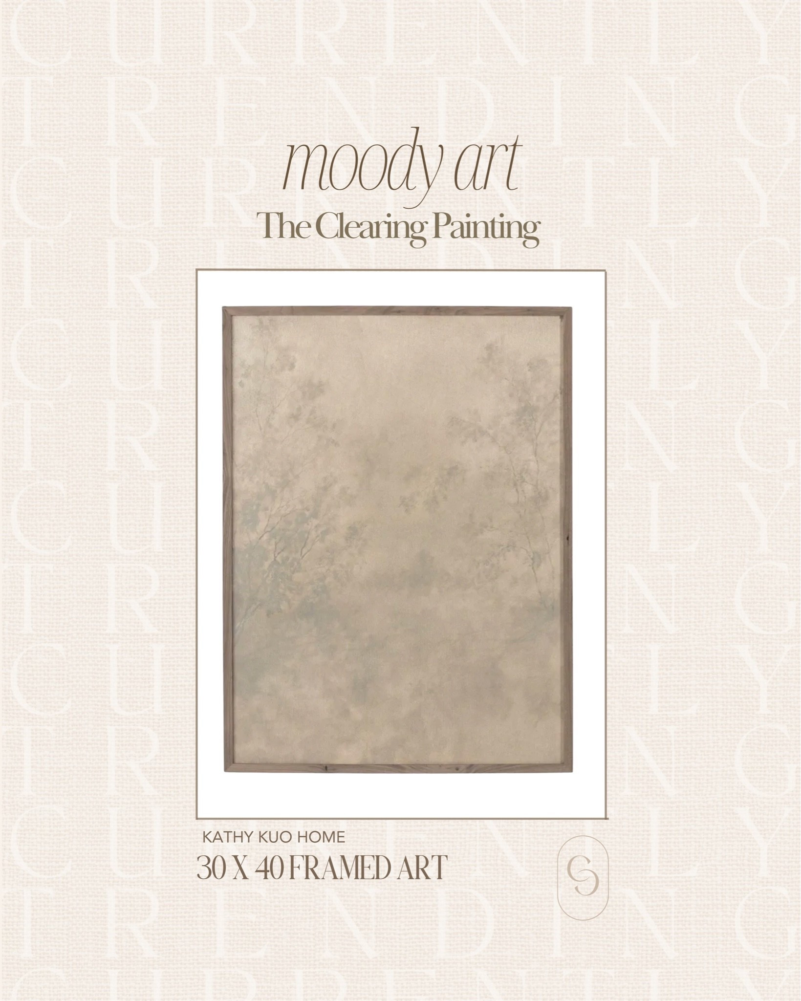 The kind of art that makes the whole room feel more expensive 🤎 The Clearing Painting has the prettiest soft, moody tones + an understated vintage feel that works so beautifully with warm woods and layered neutrals. Linking this 30x40 framed beauty on LTK!

#LTKHome #LTKFinds #MoodyDecor #WallArt #NeutralHome

#LTKSeasonal #LTKHome