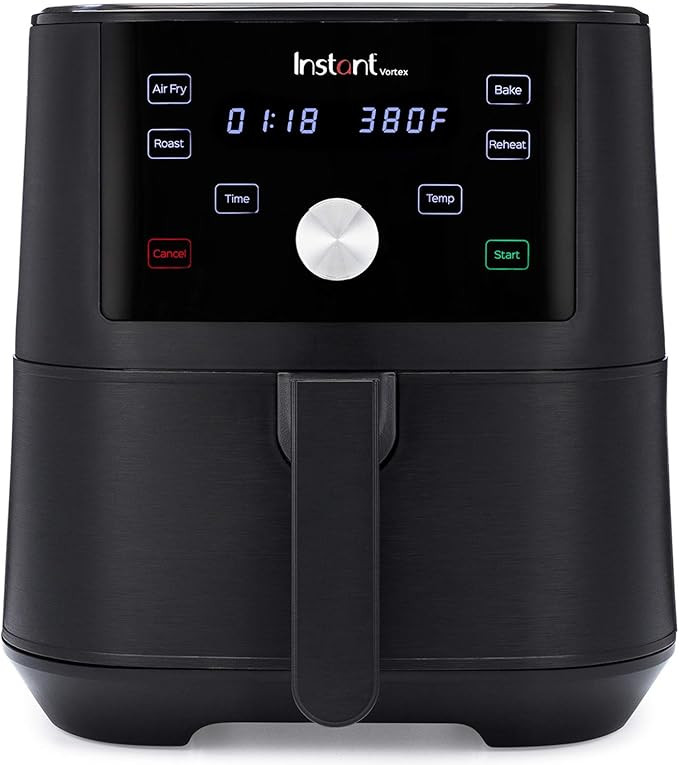 Instant Pot Vortex 4-in-1 Air Fryer, 6 Quart, 4 One-Touch Programs, Air Fry, Roast, Bake, Reheat | Amazon (US)