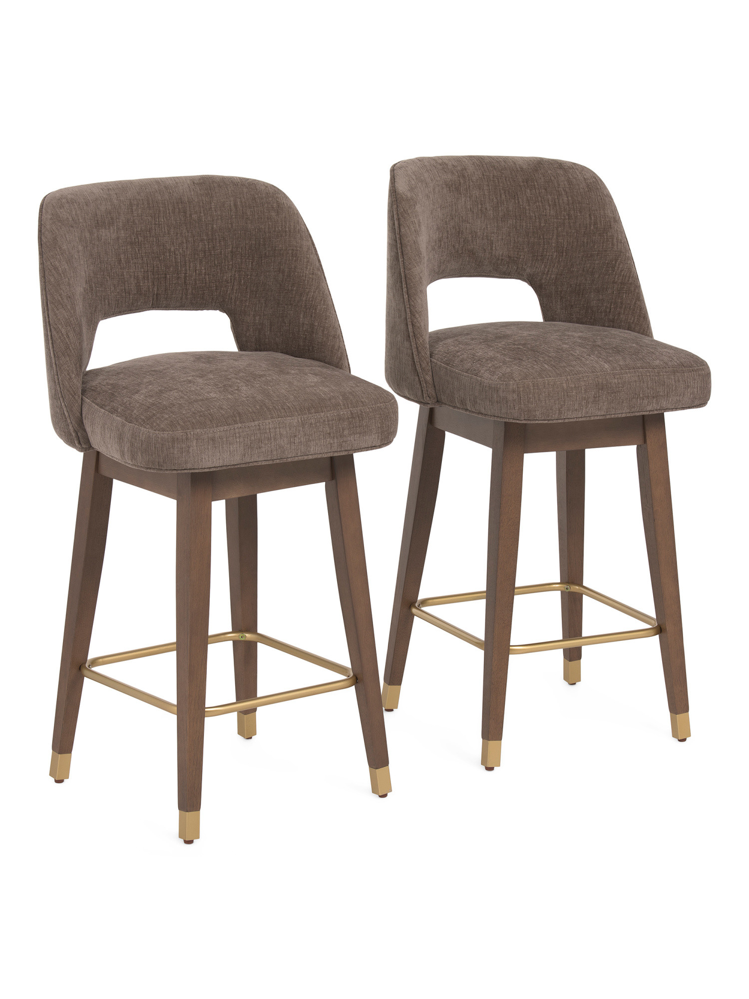 Set Of 2 20x40 Meliz Swivel Counter Stools | TJ Maxx