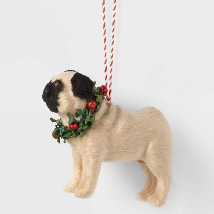 Fabric Pug Christmas Tree Ornament - Wondershop™ | Target