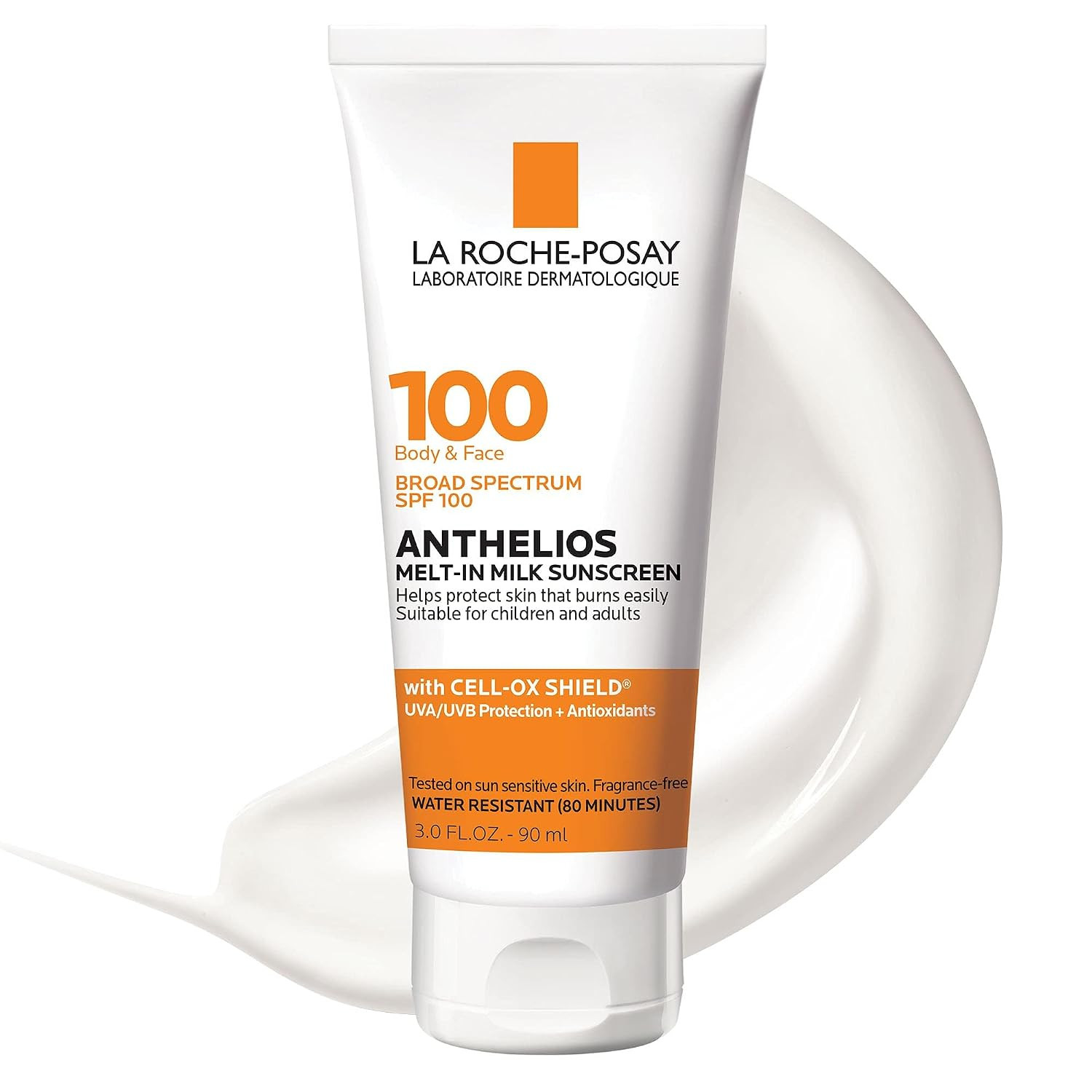 La Roche-Posay Anthelios Melt-In Milk Sunscreen SPF 100, Sunscreen For Body & Face, Broad Spectru... | Amazon (US)