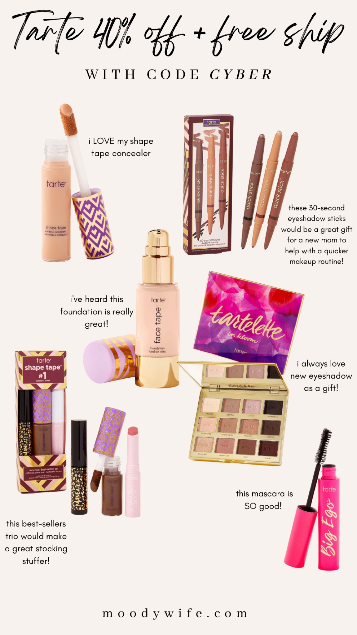 Tarte 40% off sale with code CYBER / shape tape / eyeshadow stick / eyeshadow palette/ concealer / foundation / mascara / stocking stuffer / makeup gift 

#LTKCyberweek #LTKHoliday #LTKSeasonal