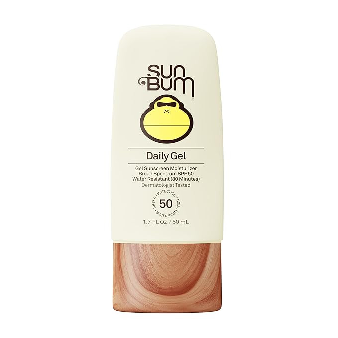 Sun Bum Daily SPF 50 Clear Gel Face Sunscreen - Broad Spectrum Moisturizing Facial Sunscreen with... | Amazon (US)