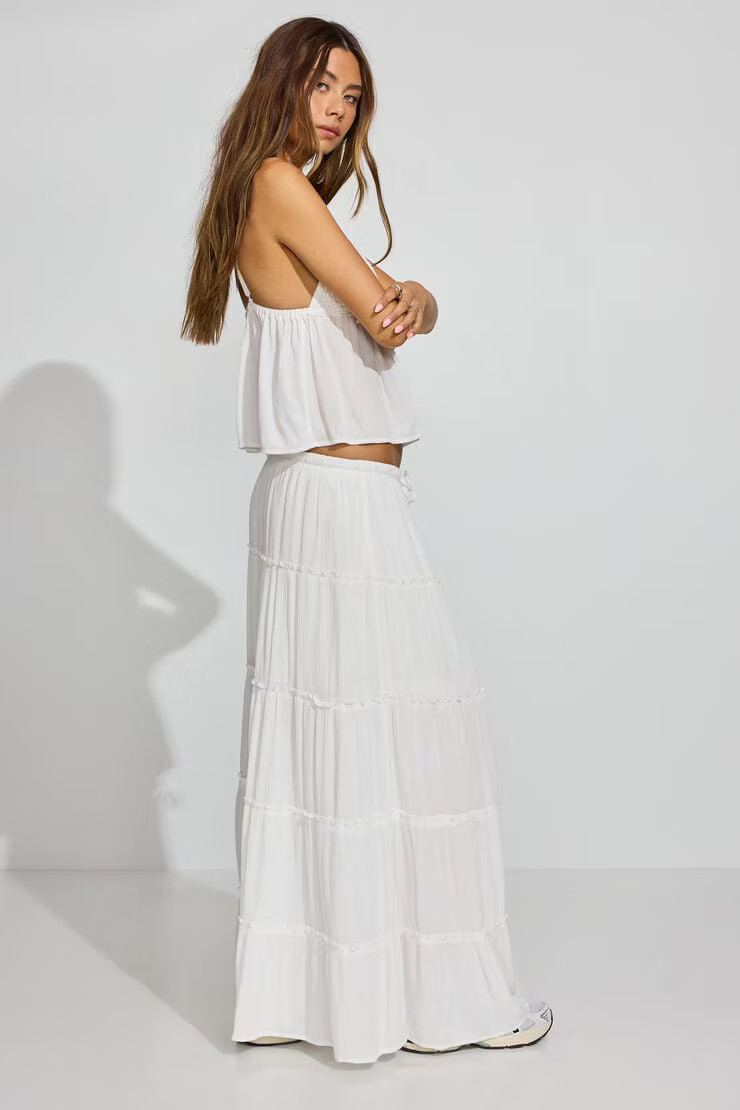 Tiered Maxi Skirt | Garage Clothing