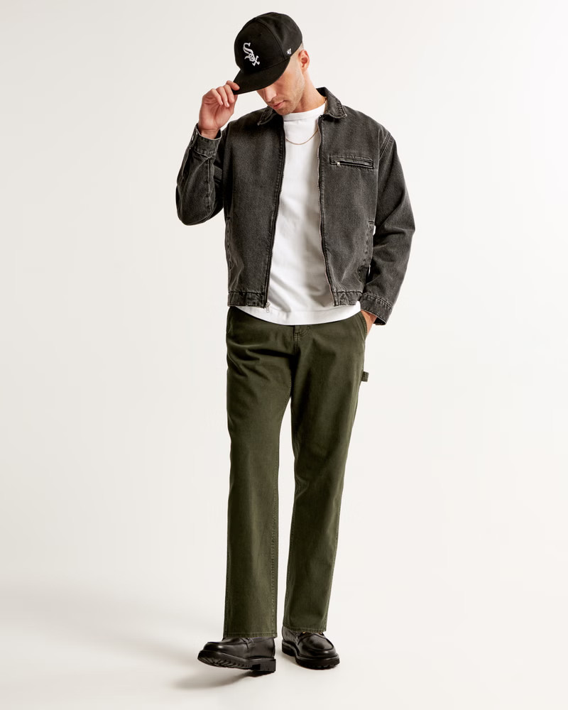 Men's Loose Workwear Pant | Men's Bottoms | Abercrombie.com | Abercrombie & Fitch (US)