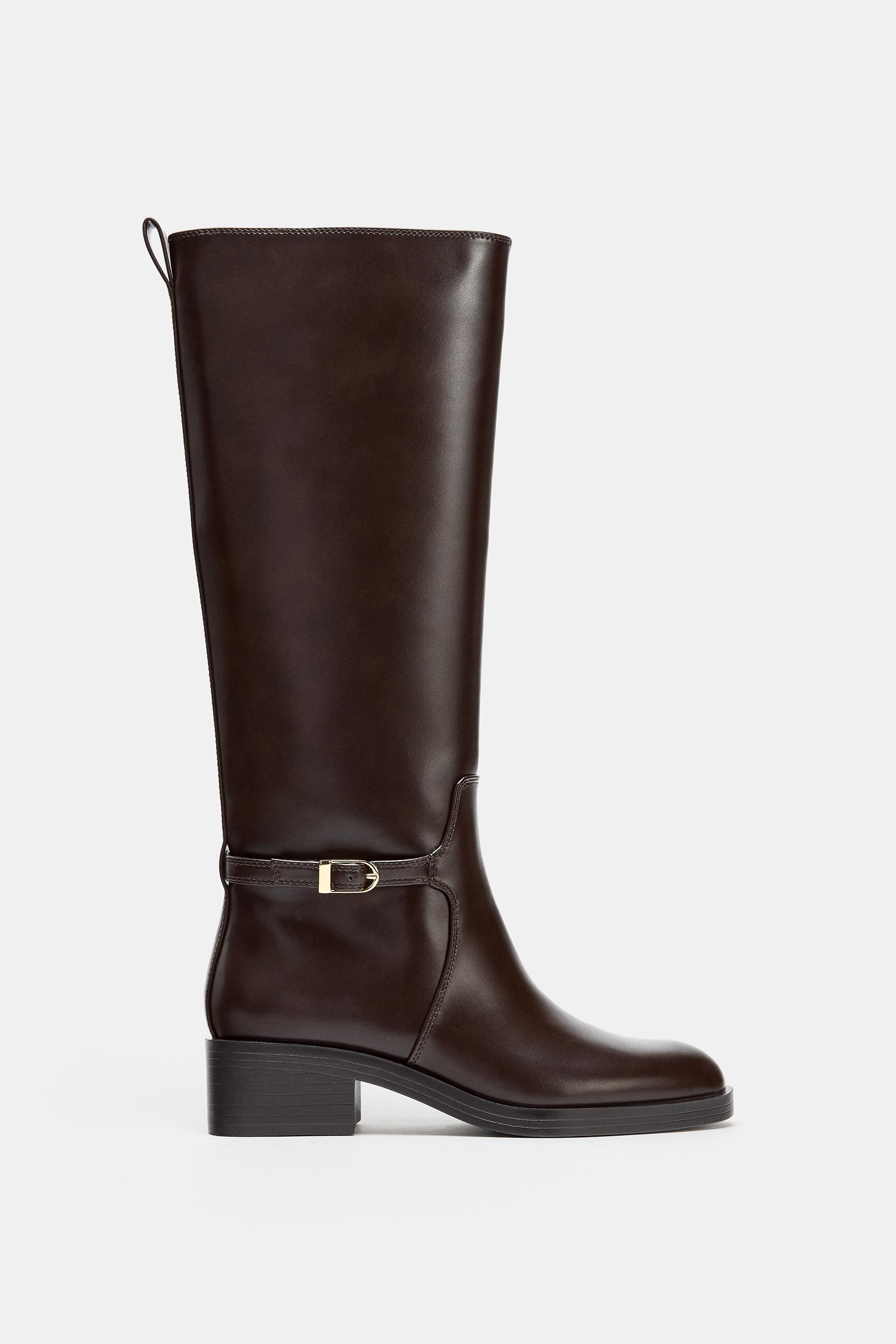 HEELED RIDING BOOTS | Zara US