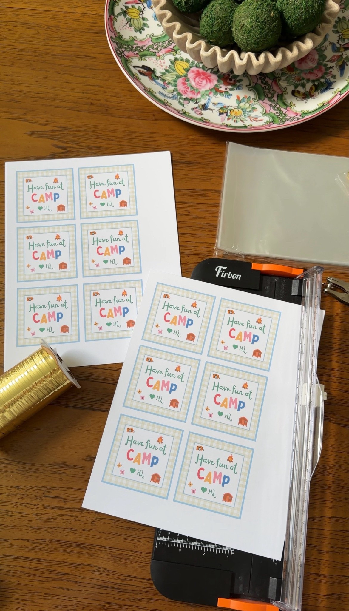Custom tag tip! ✨ Print on your 8.5x11 cardstock and cut it evenly with a craft cutter!

#LTKmomlife #LTKTravel #LTKKids