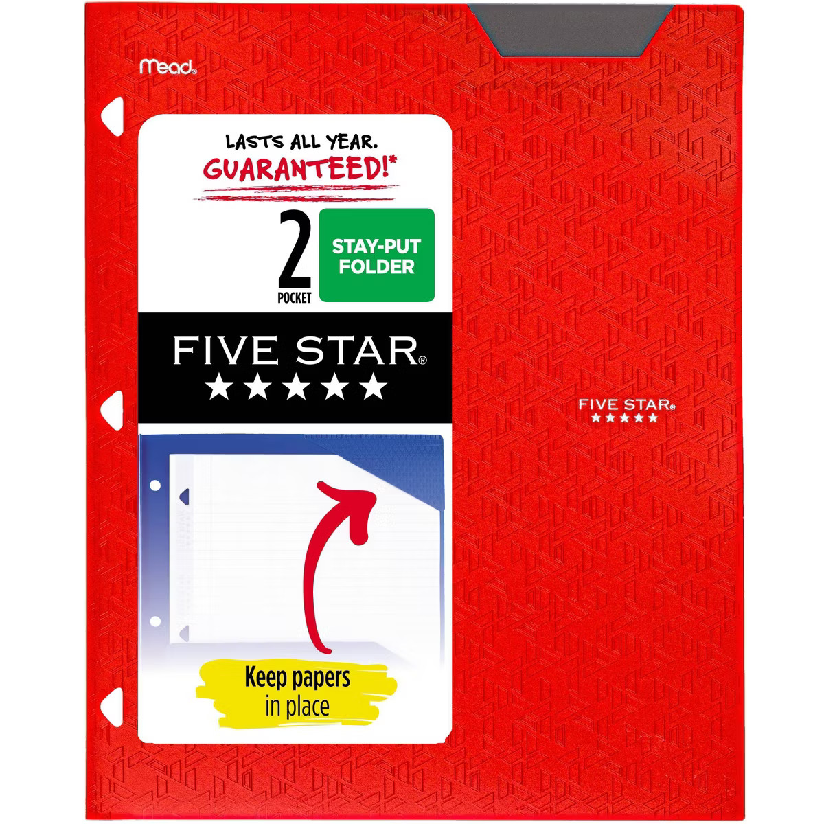 Five Star 2 Pocket Plastic Folder | Target