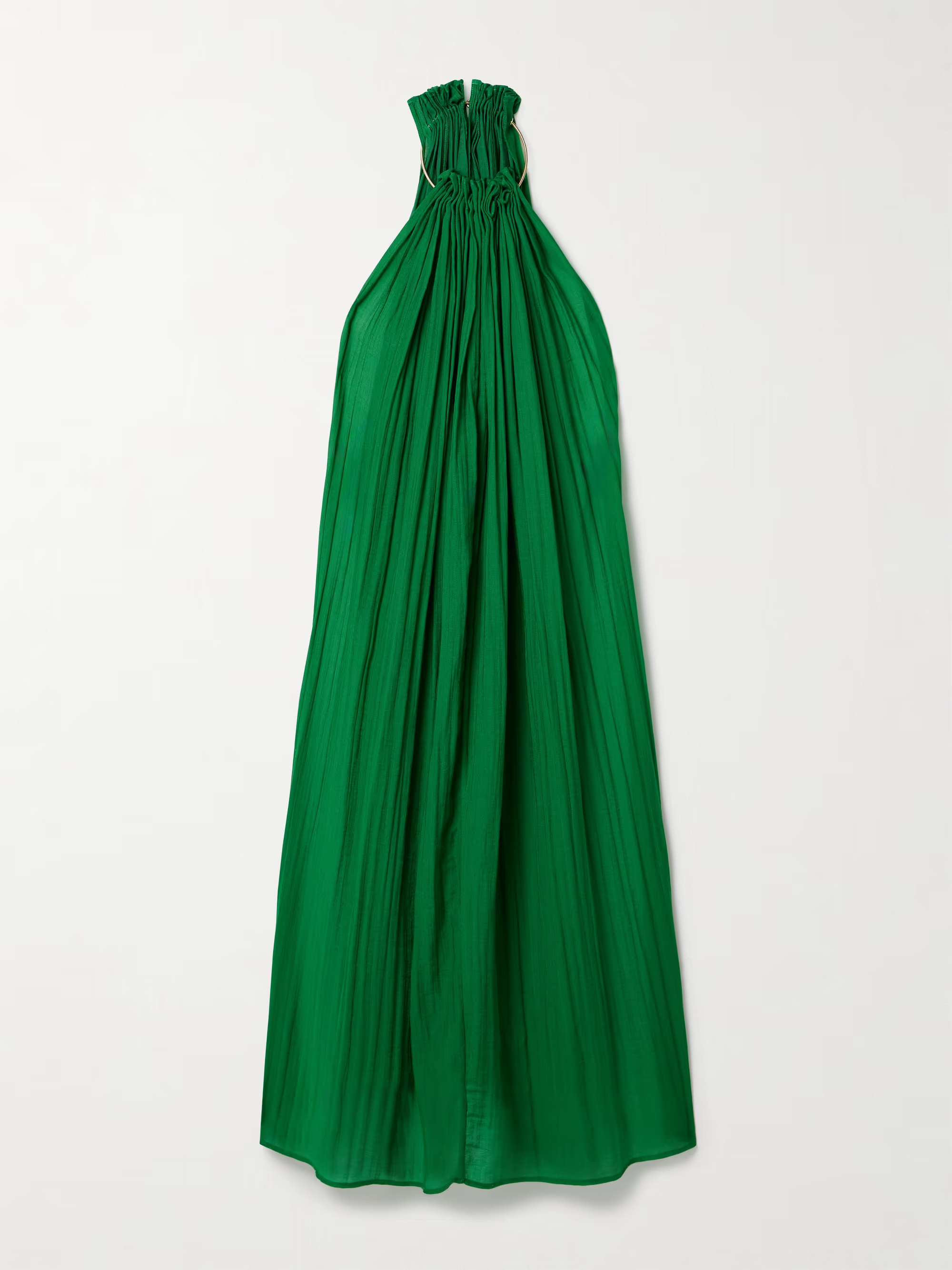 Ree embellished pleated twill dress | NET-A-PORTER (UK & EU)