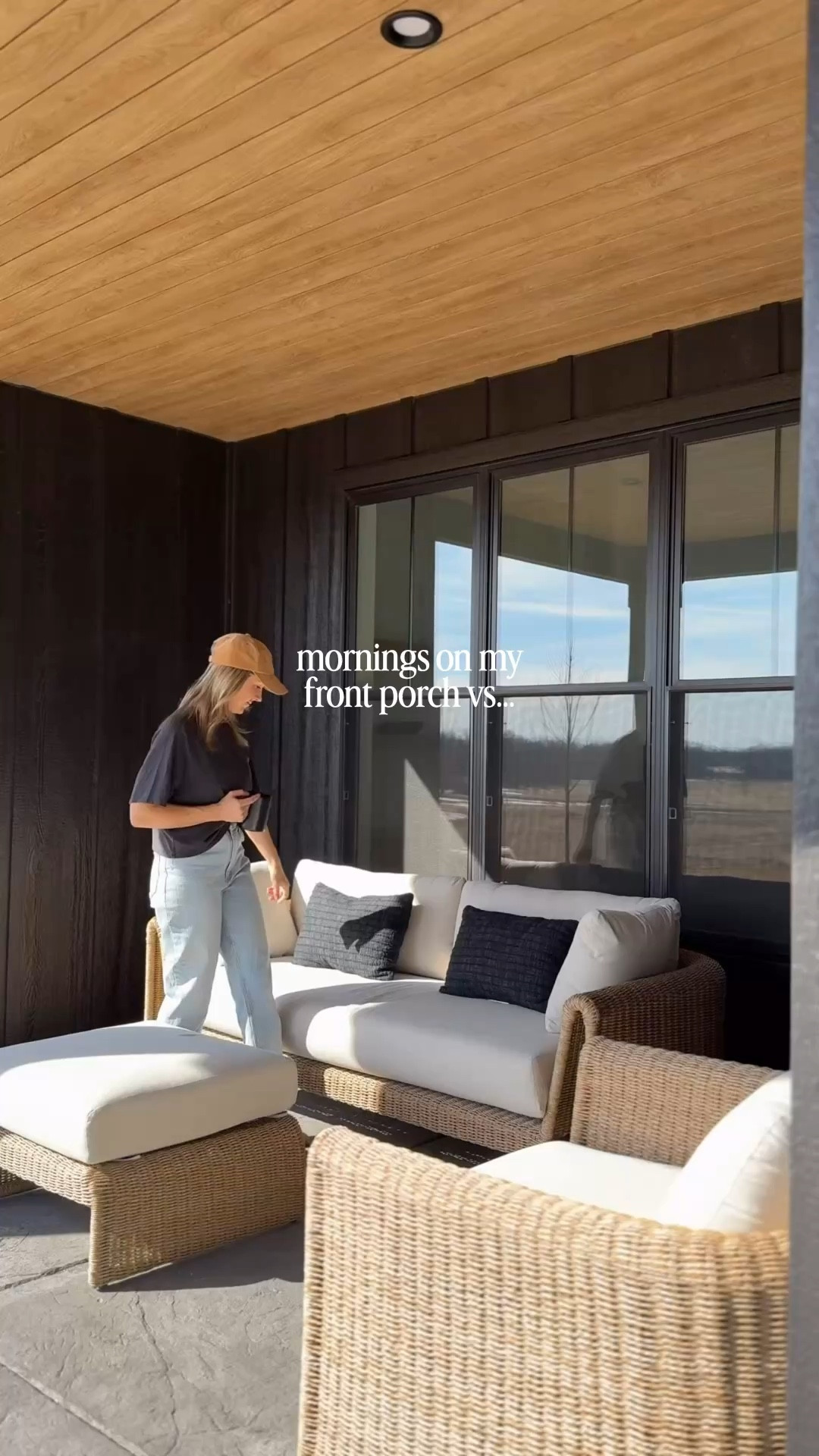 My cozy front porch spot from @Article ✌🏼

#LTKSeasonal #LTKdayinmylife #LTKHome