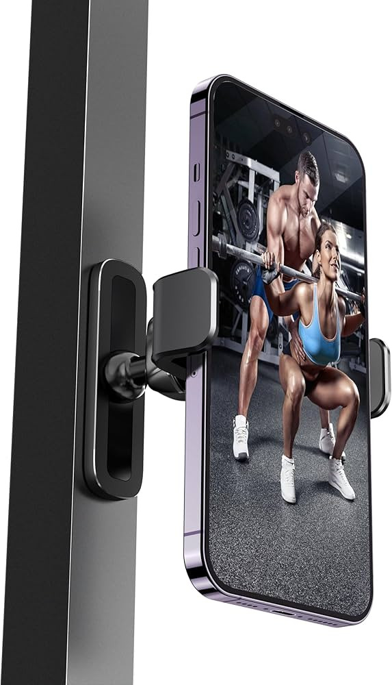 APPS2Car Gym Magnetic Phone Holder, 360 Adjustable, Compatible with 4.7-6.5" Smartphones, Alloy B... | Amazon (US)