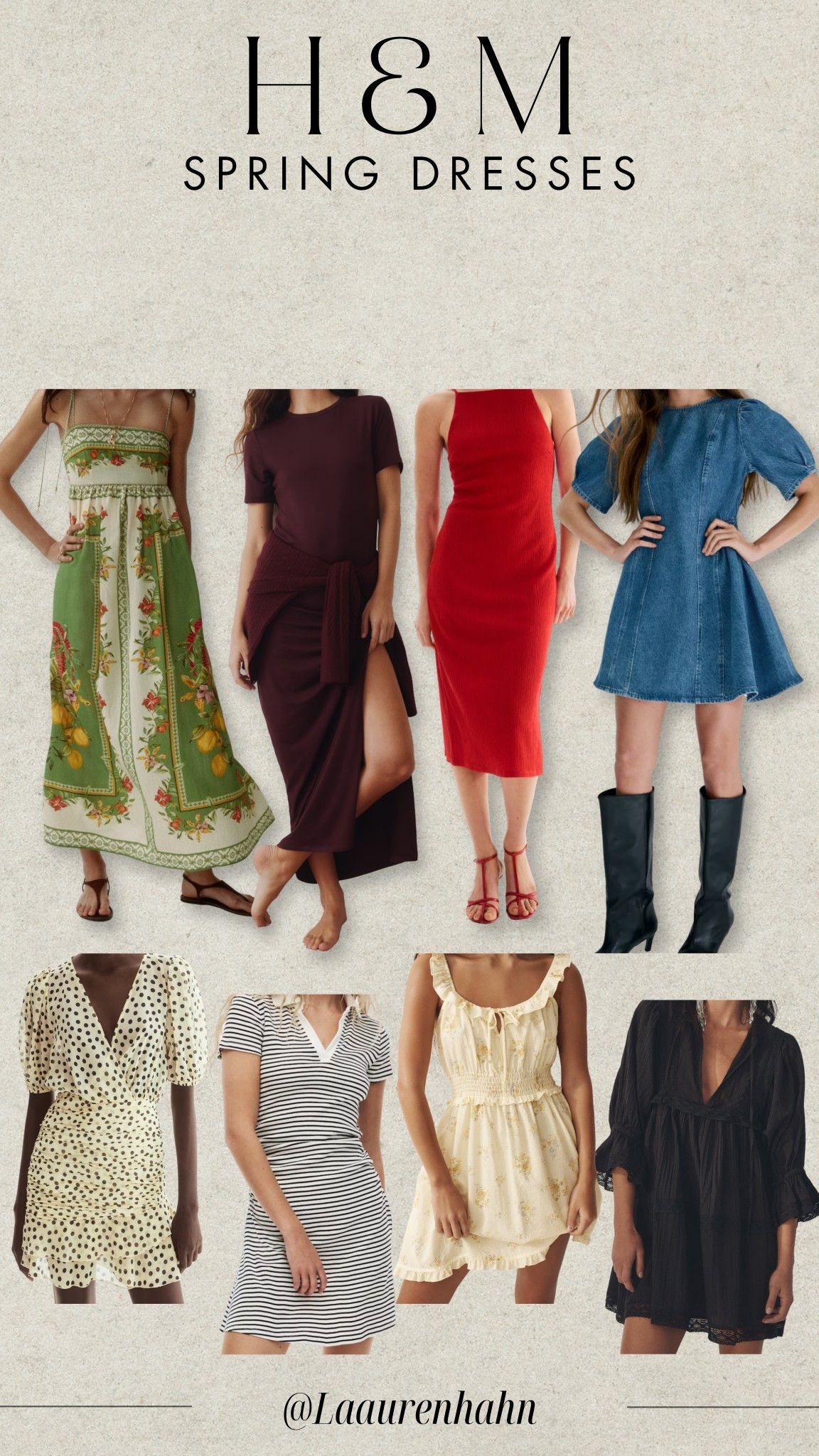 New spring dresses at H&M!!

#LTKgrwm #LTKootd #LTKMidsize