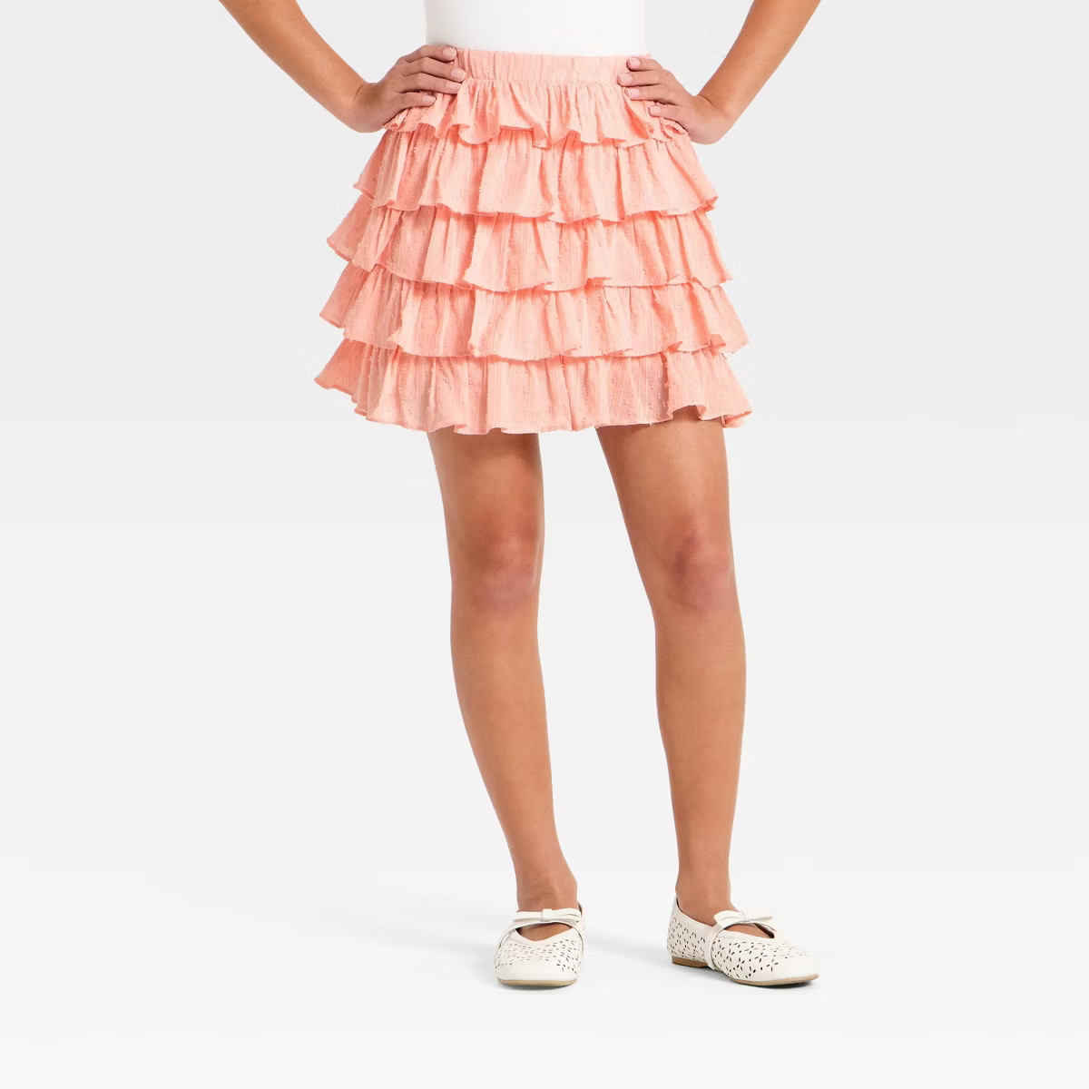 Girls' Tiered Mini Skirt - art class™ | Target