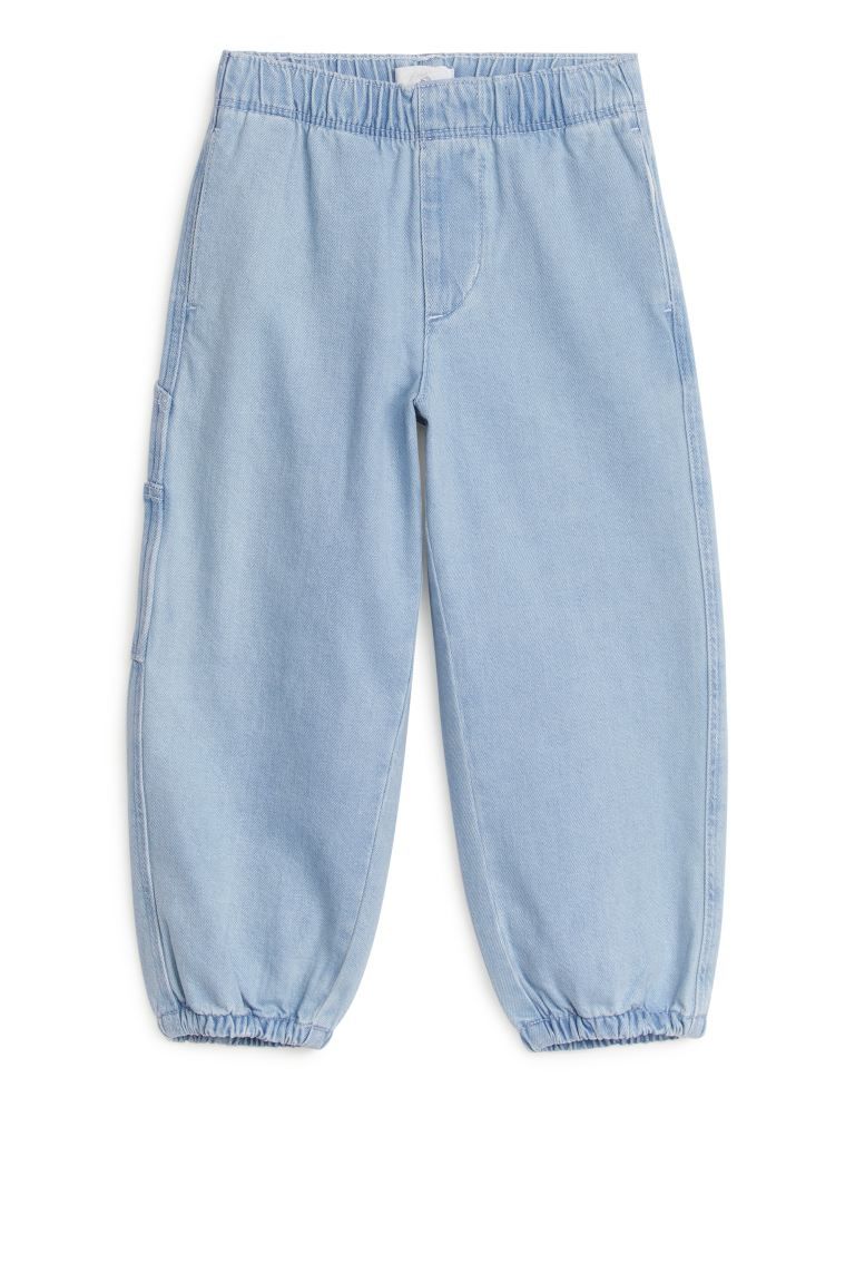 Utility Denim Trousers - Blue - Kids | H&M GB | H&M (UK, MY, IN, SG, PH, TW, HK)