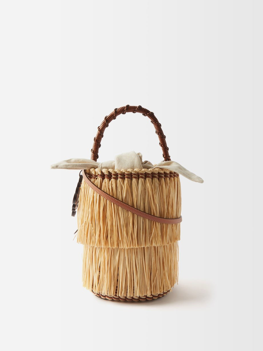 X Salone del Mobile Anagram raffia basket bag | Loewe | Matches (US)
