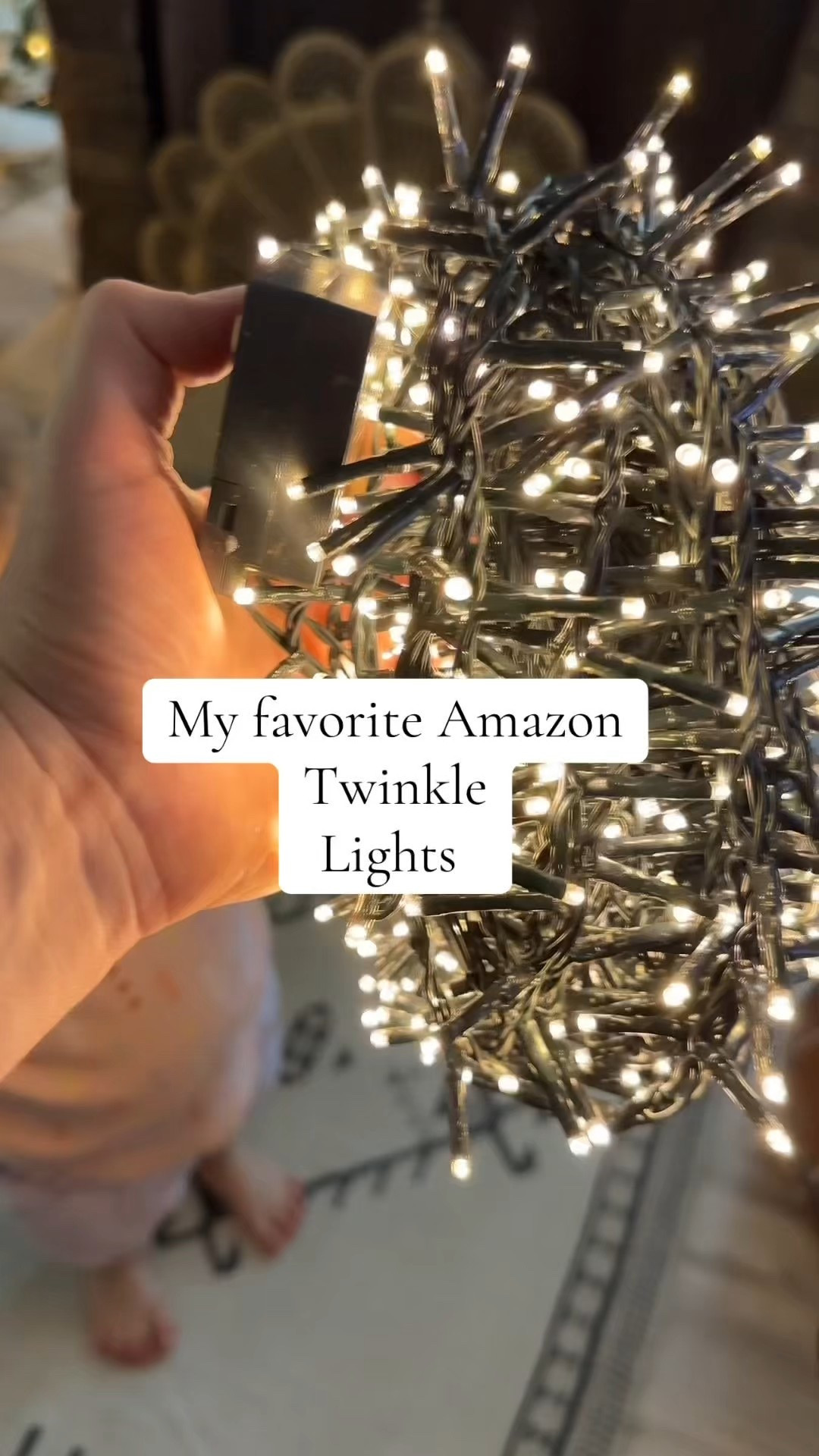 The best twinkling christmas lights ! 

#LTKHome #LTKSeasonal