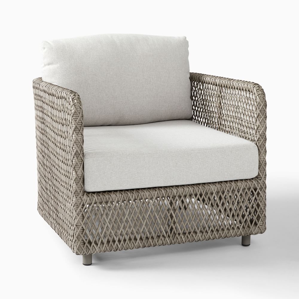 Coastal Outdoor Petite Lounge Chair | West Elm (US)