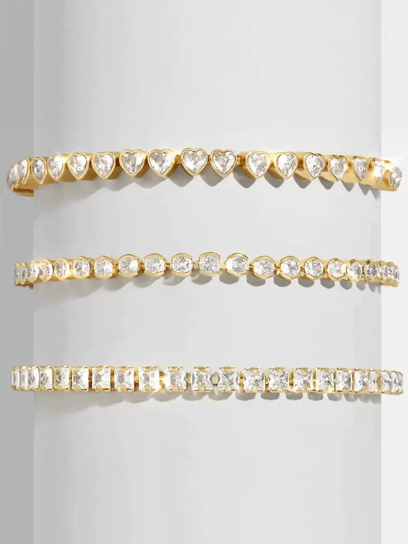 Brooke Tennis Bracelet - Round Stone | BaubleBar