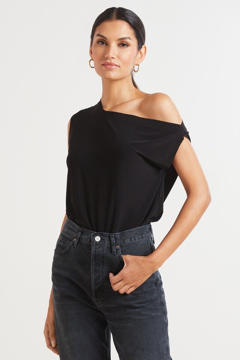 NORMA KAMALI Drop Shoulder Top | EVEREVE | Evereve