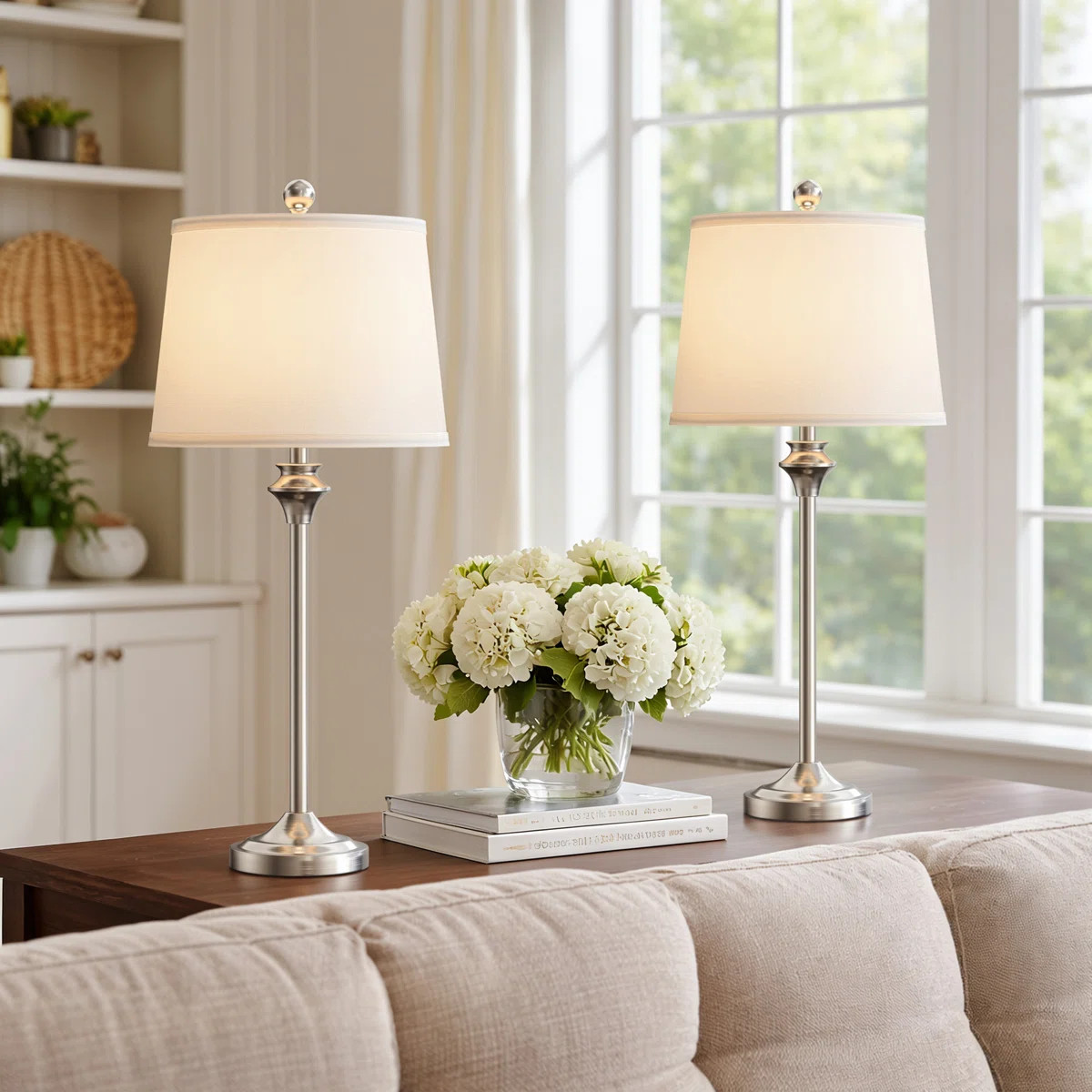 Nadia 26‘’Metal Buffet Lamp (Set of 2) | Wayfair North America