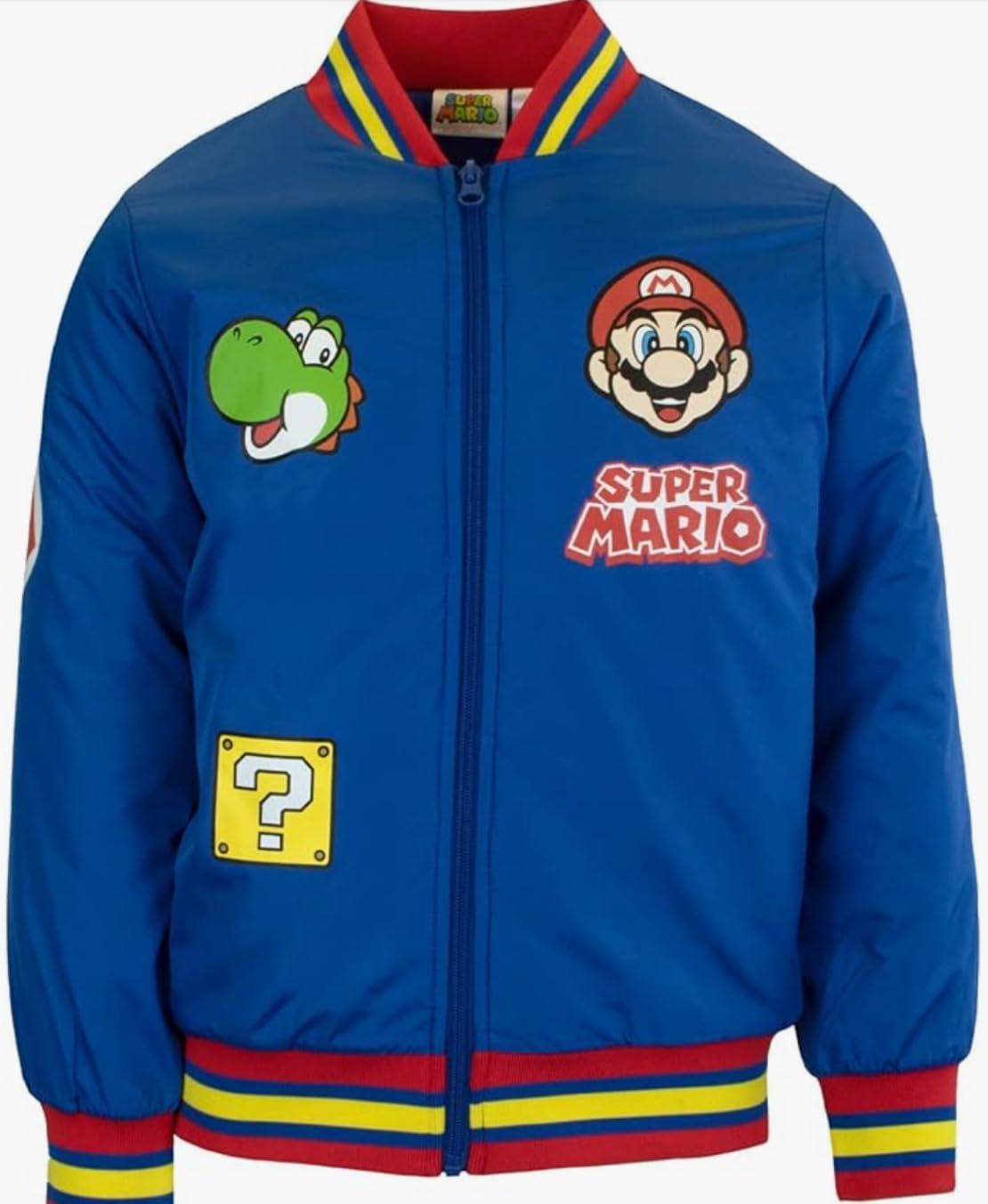 Nintendo Super Mario Bomber Jacket, Mario and Luigi Bomber Jacket | Amazon (US)