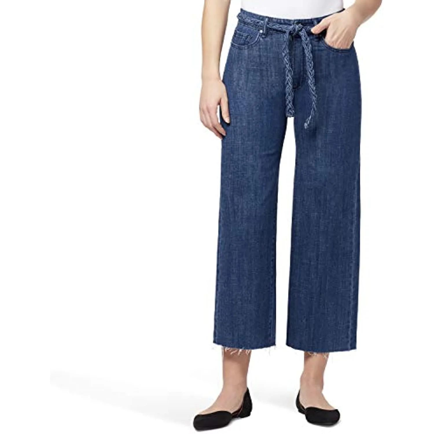 MSRP $80 William Rast Women's Misses High Rise Wide Leg Cropped Jean Size 31 | Walmart (US)