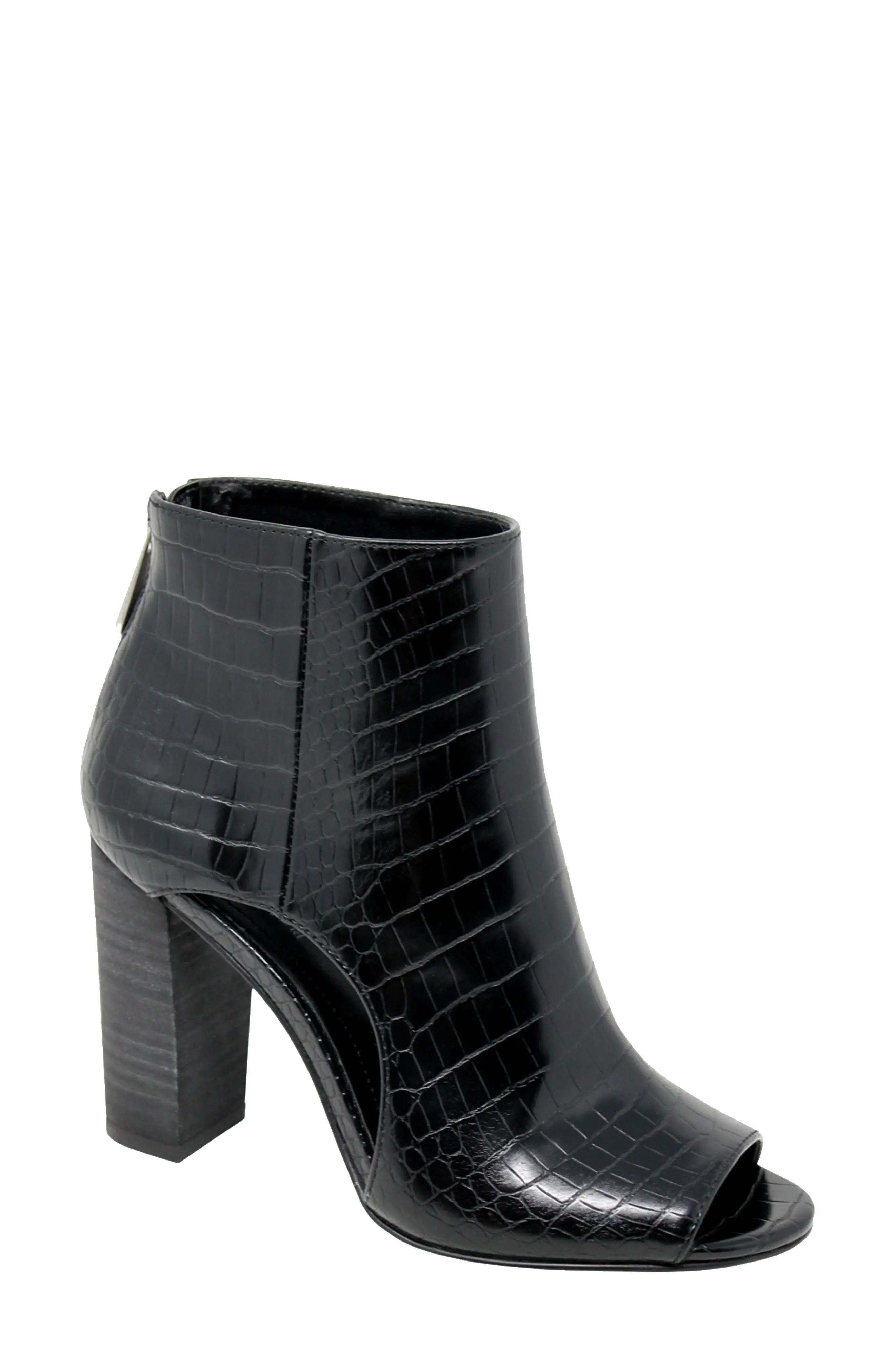 Women's Charles By Charles David Fable Cutout Open Toe Bootie, Size 7.5 M - Black | Nordstrom