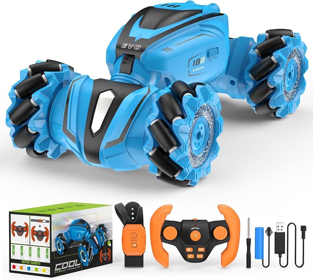 AONGAN RC Crawler, Remote Control High-Speed Stunt Car with 360° Flips and Drifts, Gesture Contr... | Amazon (US)