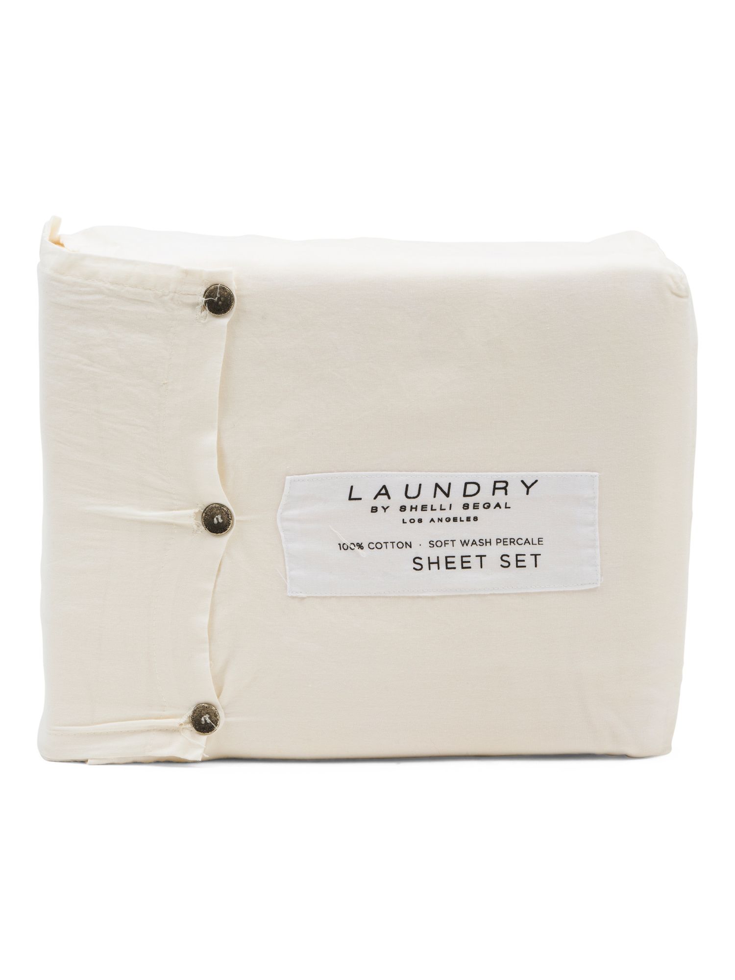 Washed Cotton Percale Sheet Set | TJ Maxx