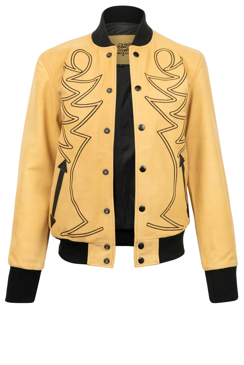 Western & Co. Embroidered Bomber Jacket | Pinto Ranch | Pinto Ranch