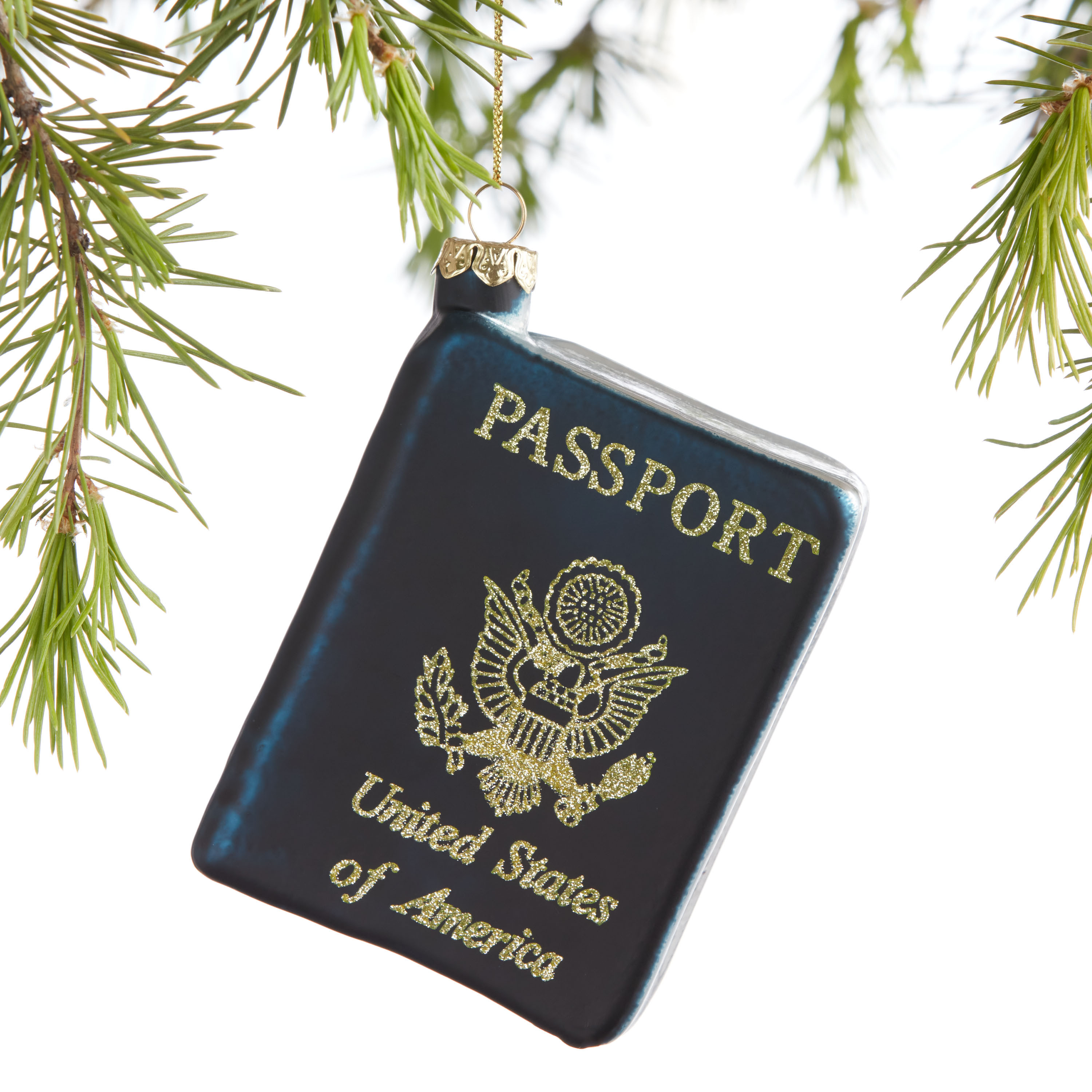 Glass United States Of America Passport Ornament | World Market