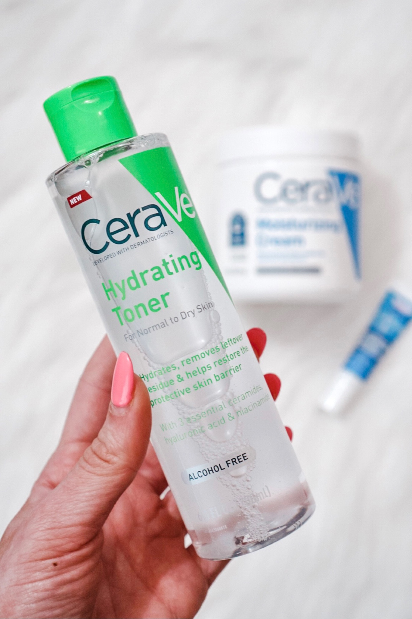 My skincare routine for hydration, everyday skincare, CeraVe toner, moisturizer, eye cream

#LTKbeauty #LTKunder50 #LTKfamily