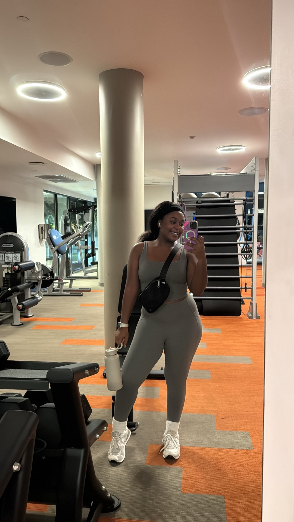 Outfit this morning for my workout on the elliptical. 

Wearing a size M in both the top and bottoms but I feel like I could have gone down a size since it’s so stretchy. 

Amazon Activewear, Amazon Finds, Affordable Activewear 

#LTKFindsUnder50 #LTKPetite #LTKActive