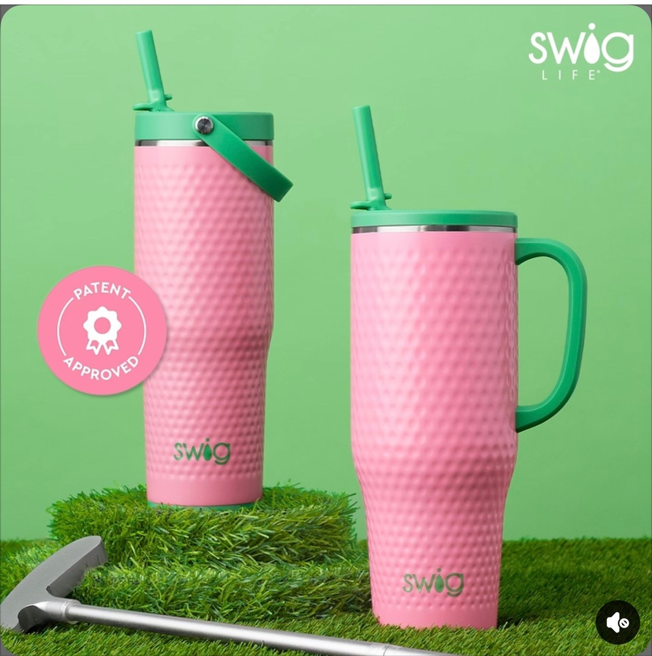 Calling all golf girlies! Who is watching the Masters!! This collection suits you to a tee. Shop now and bring pink perfection along from drive to putt. ⛳ #swiglife #drinkmorewater #ltk

#LTKSeasonal #LTKTravel