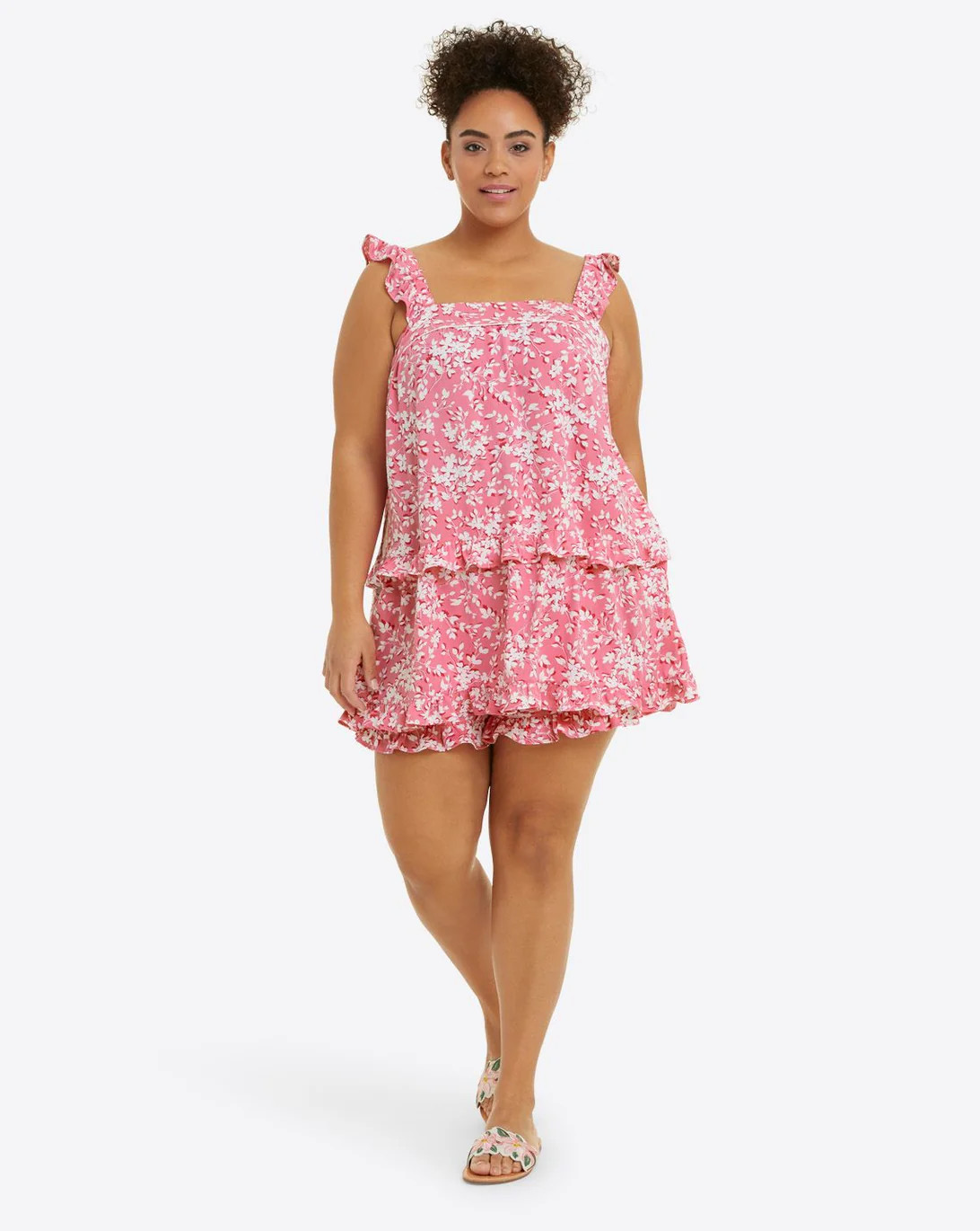 Babydoll Tank & Short Sleep Set in Shadow Floral | Draper James (US)