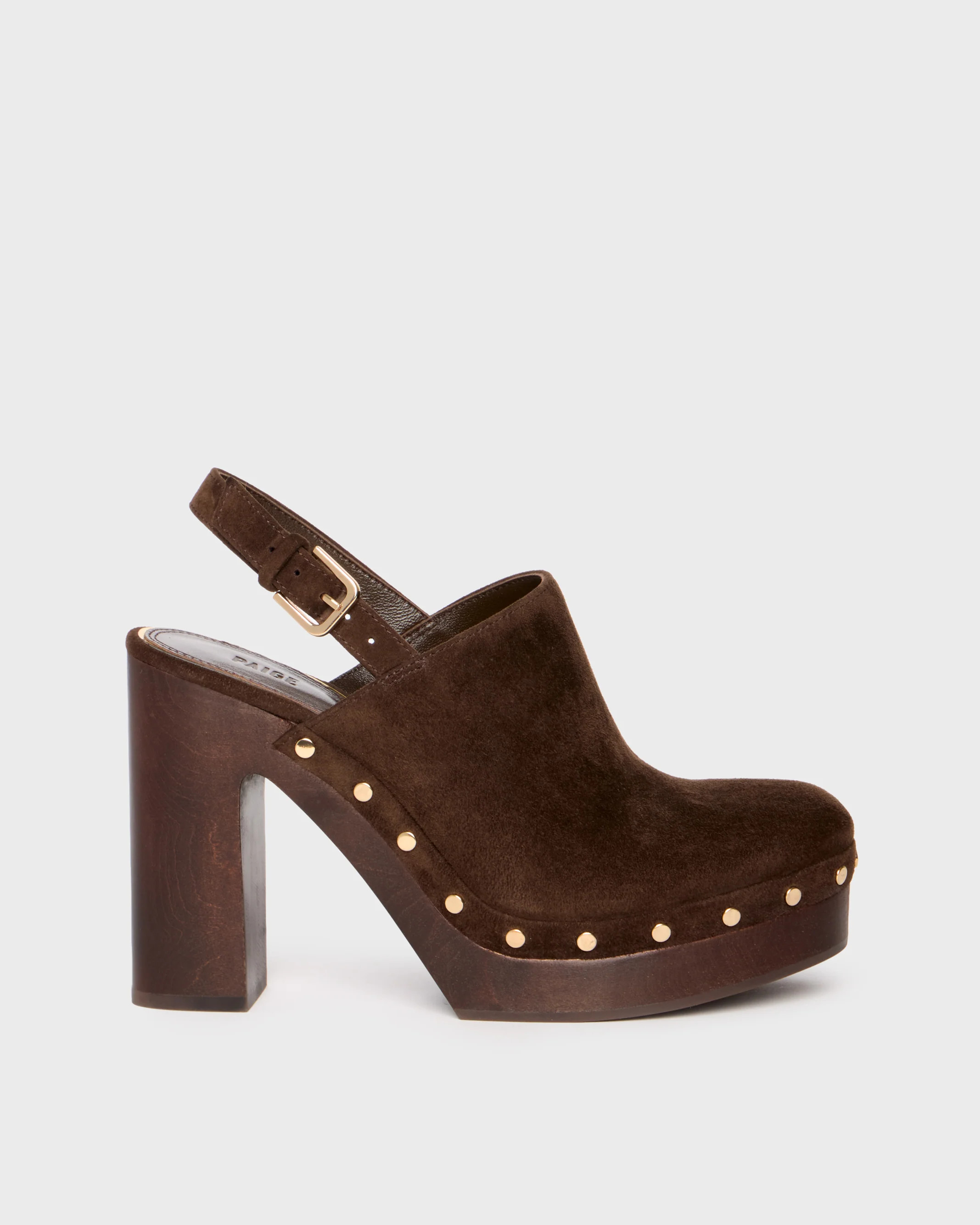 Marcela Pump - Chocolate Suede | Paige