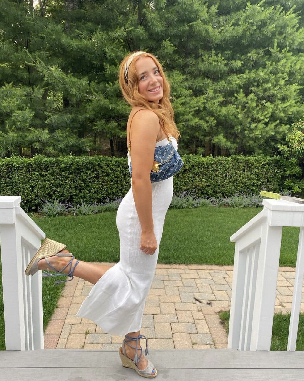 ⭐️Summer Dress⭐️ Summer is coming soon which means white dresses are back! Wearing this white midi dress from Amazon! I love this dress for dinner after the beach! 

#LTKItBag #LTKShoeCrush #LTKFindsUnder50