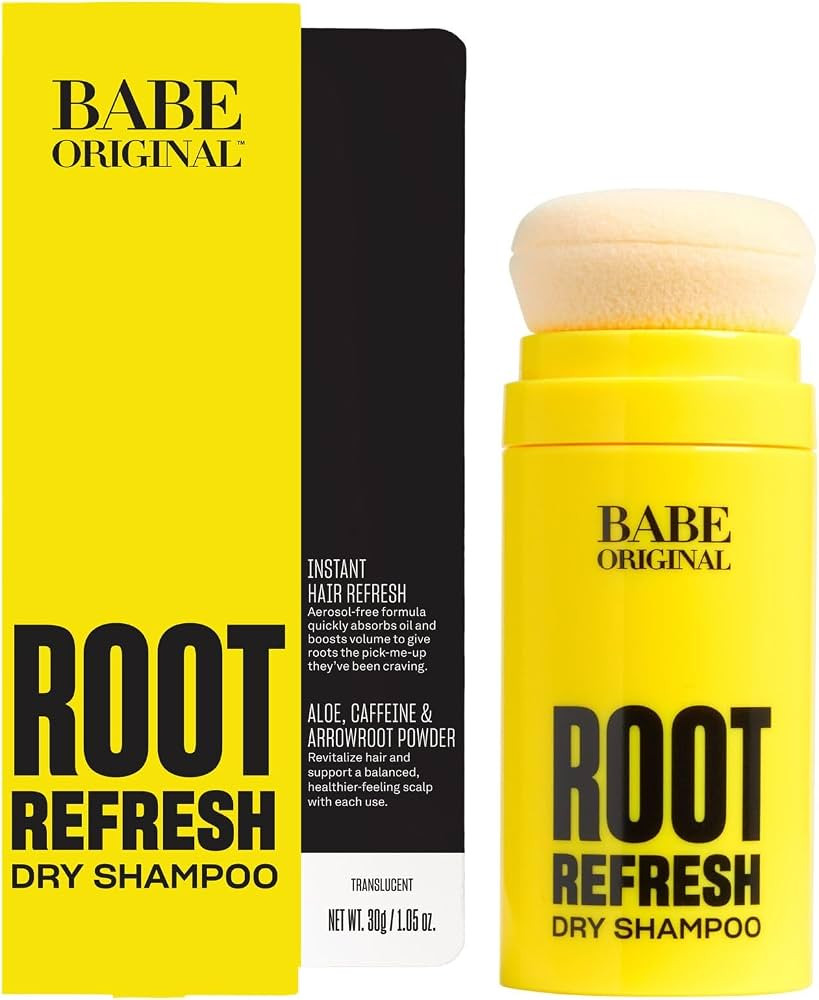 BABE ORIGINAL Root Refresh Dry Shampoo Powder for Clean & Volumized Hair| Instantly Absorb Oil & ... | Amazon (US)